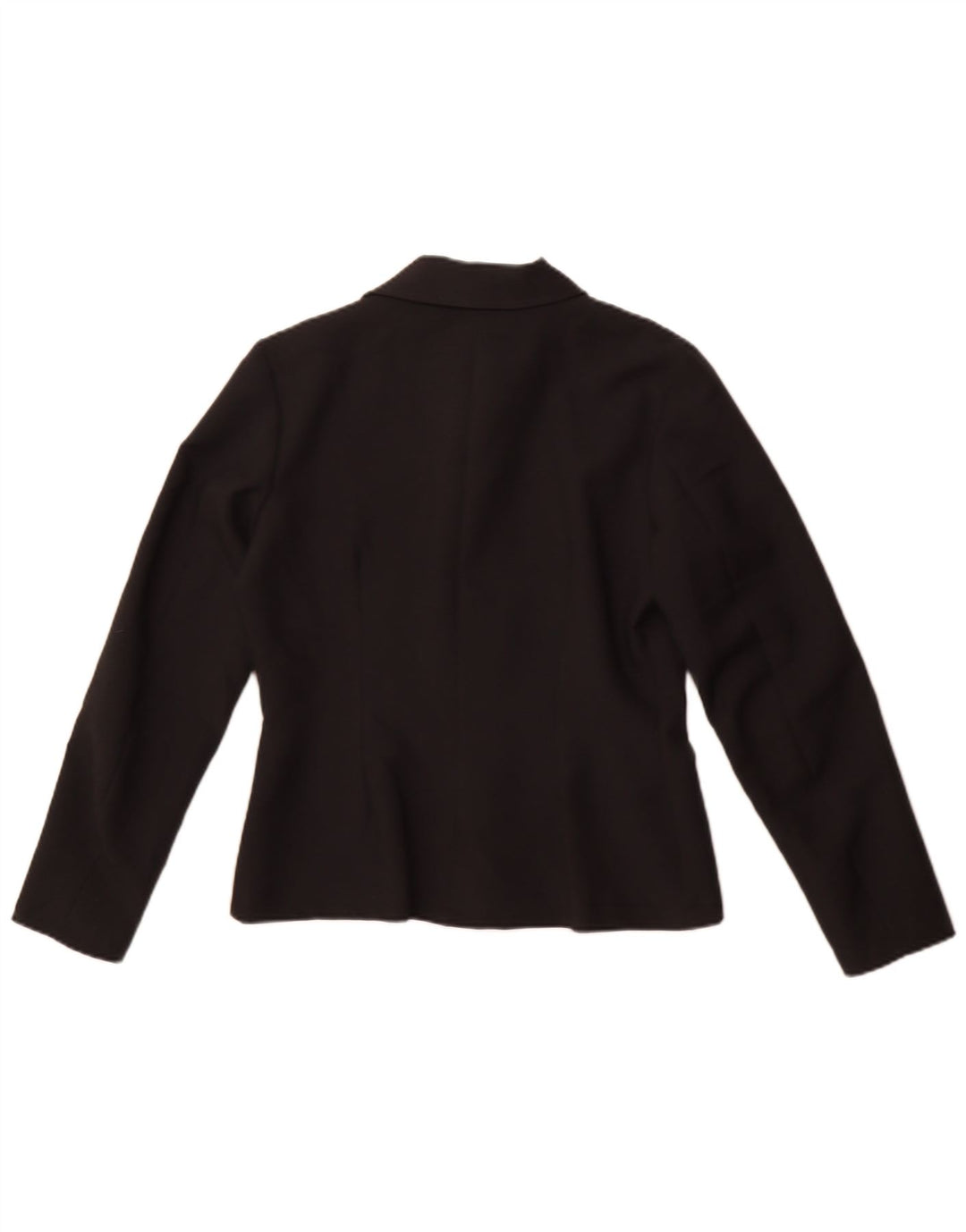 Vintage dame 4-knaps blazerjakke IT 44 Medium Sort Polyester