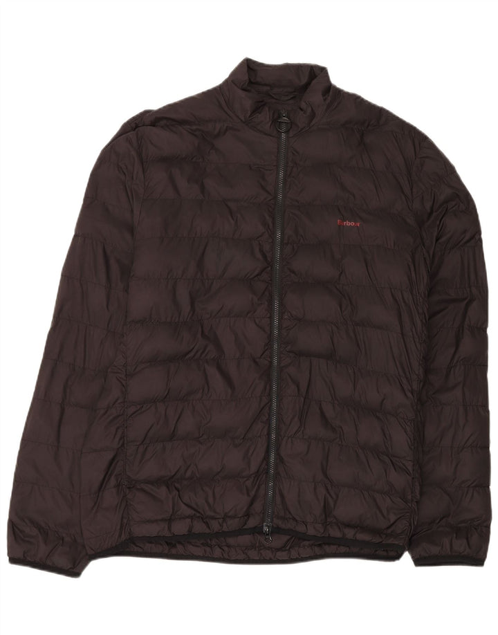 Barbour Polstret Herrejakke UK 42 XL Sort Polyamid