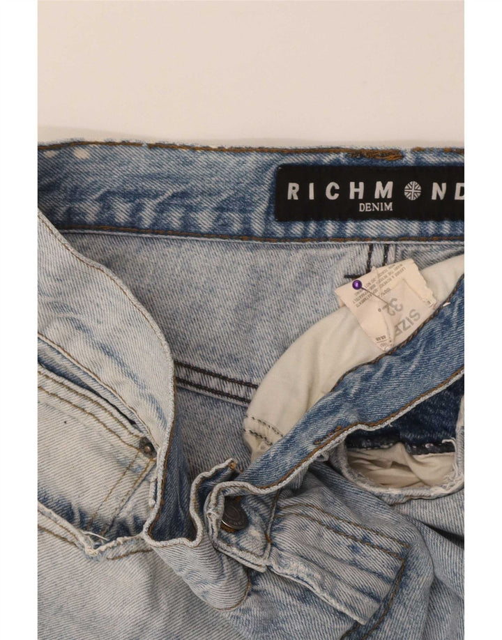Richmond Straight Jeans til mænd W32 L32 blå bomuld