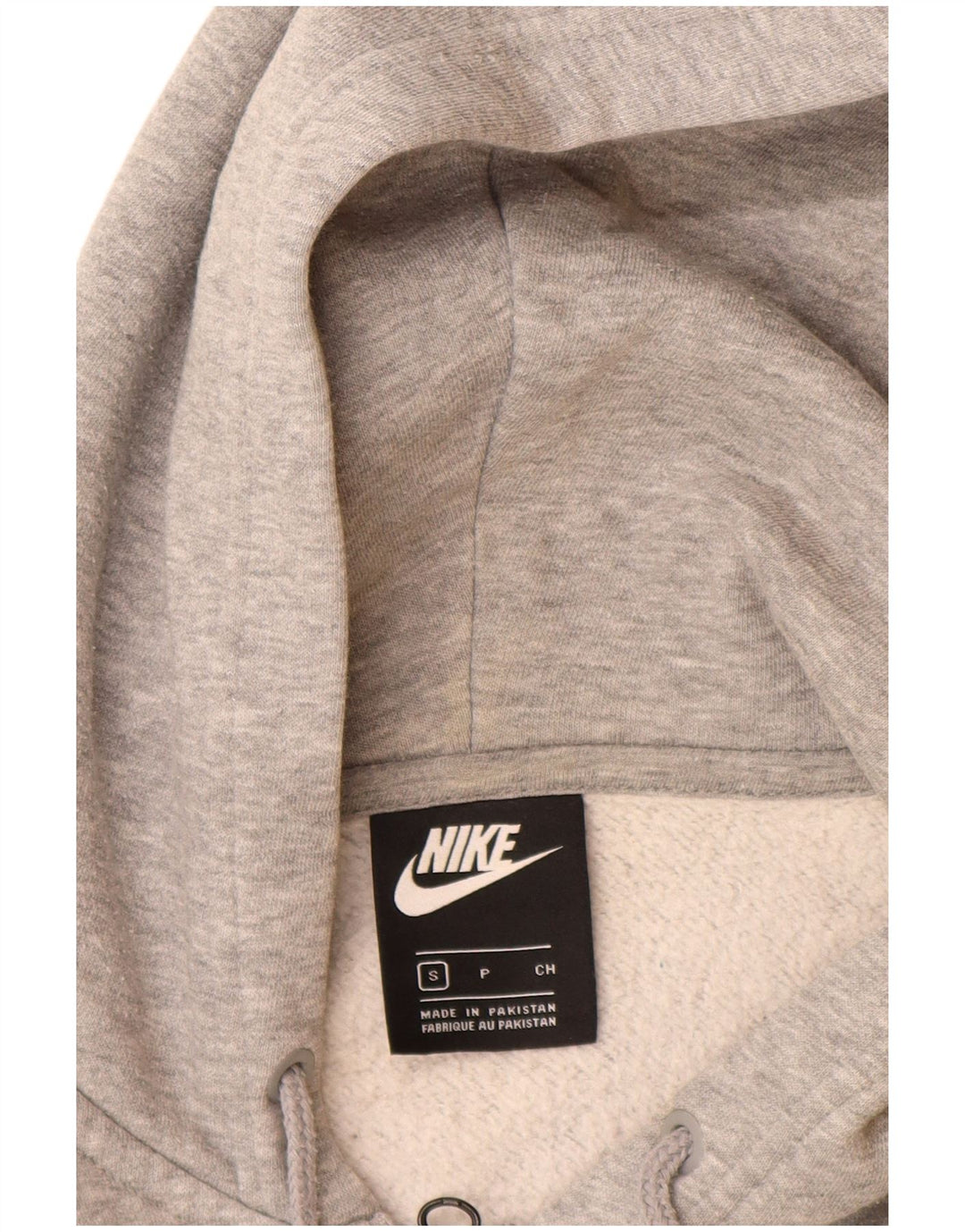 Nike Dame Oversized hættetrøje Sweater UK 10 Small Grey Bomuld
