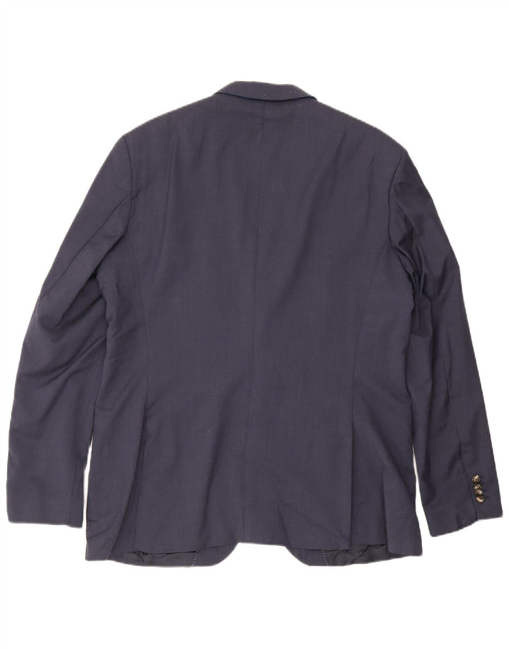 Tommy Hilfiger Herre skræddersyet 2-knaps blazerjakke IT 54 2XL Marineblå