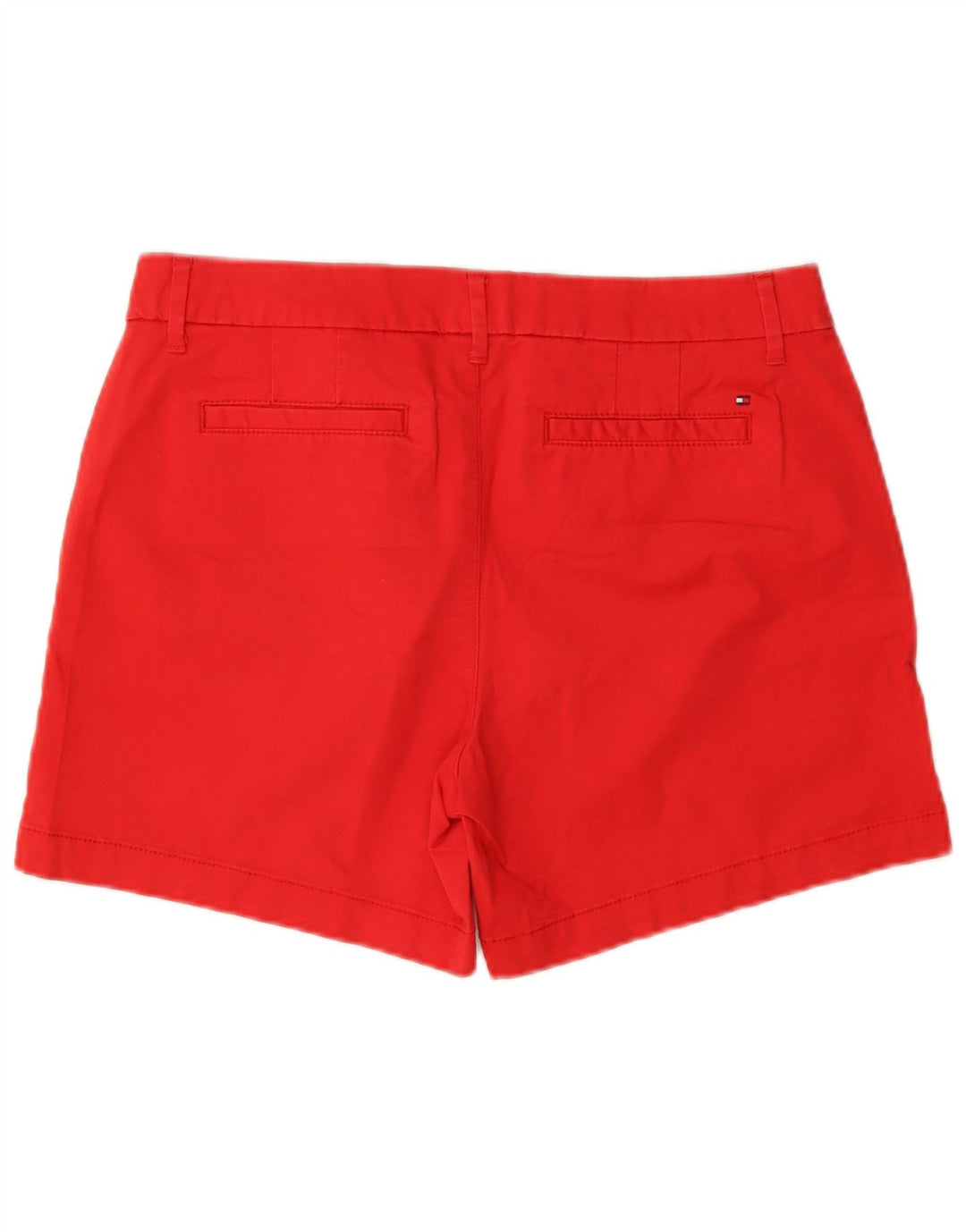 Tommy Hilfiger Chino Shorts til kvinder US 8 Medium W30 Rød Bomuld