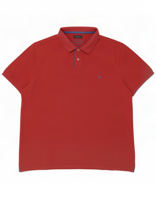 Joules Poloskjorte til mænd 2XL Pink Bomuld