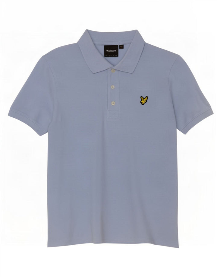 Lyle & Scott herre poloshirt mellemblå bomuld