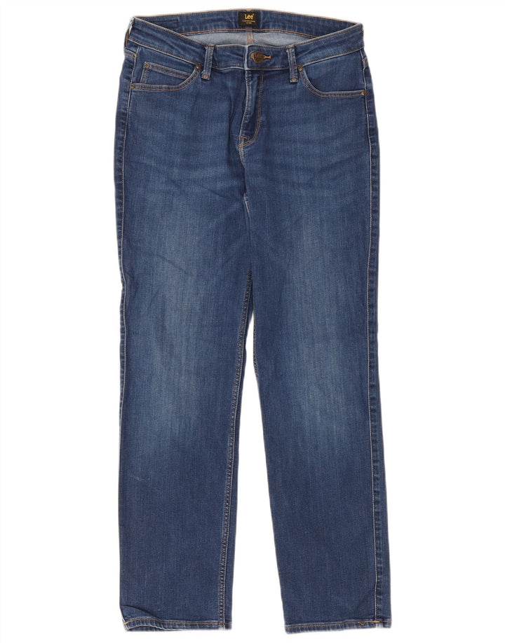 Lee Dame Marion Straight Jeans W31 L31 Blå Bomuld