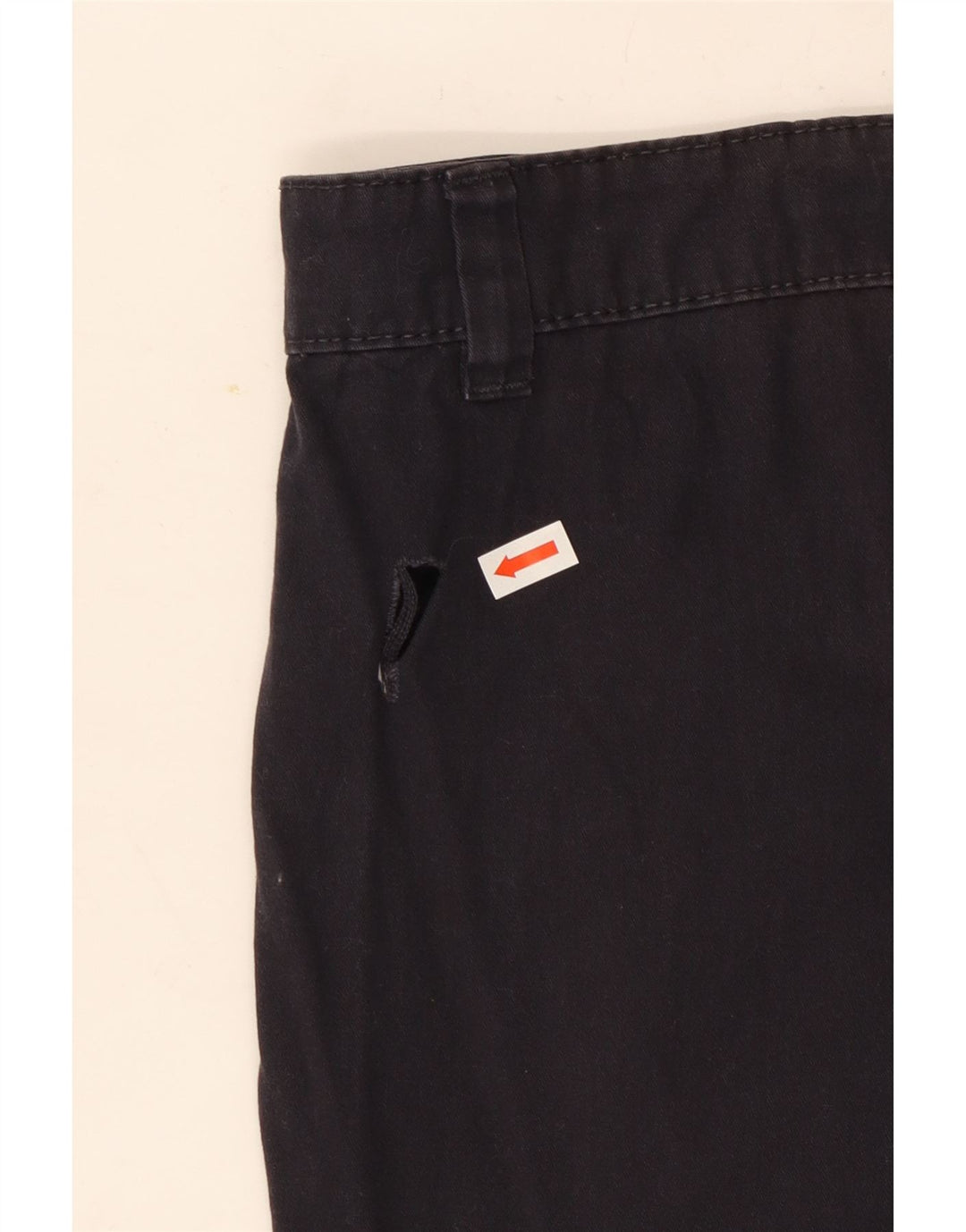 French Connection Herre Straight Cargo Bukser Medium W32 L31 Sort Bomuld