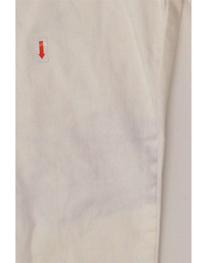 MOSCHINO Grafiske Skinny Jeans til kvinder W26 L26 Hvid