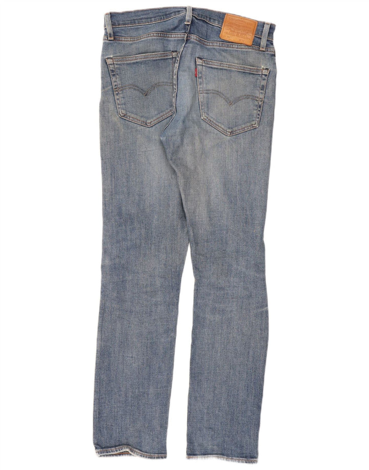 Levi's Herre 502 Distressed Tapered Jeans W30 L32 Blå bomuld