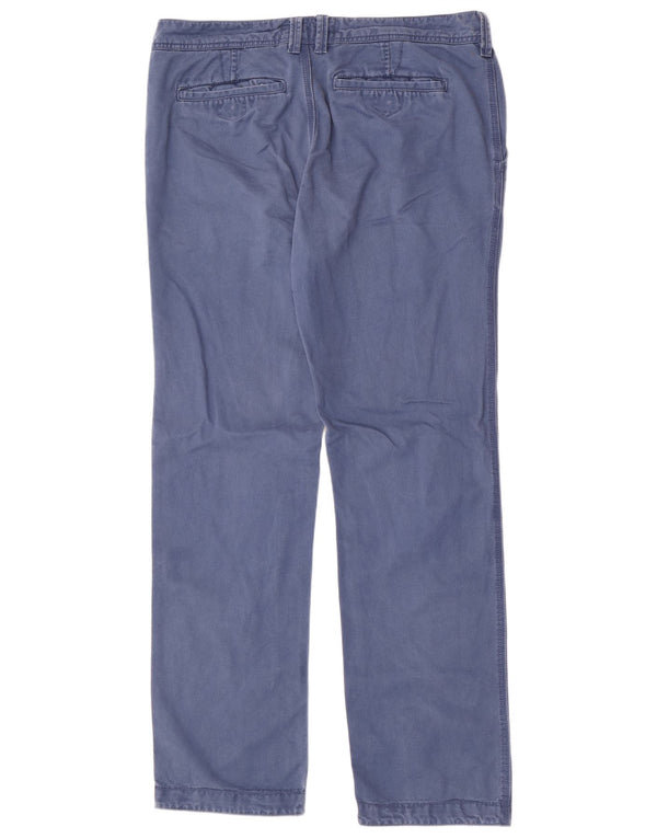 Fat Face Mens Regular Chino Trousers Large W36 L33 Blue Cotton