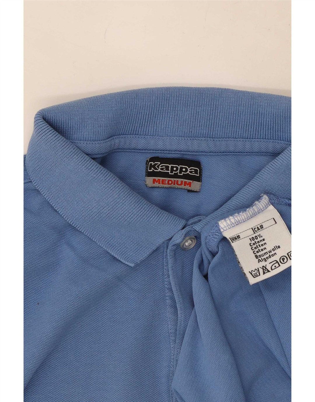 Kappa herre poloshirt Medium blå bomuld