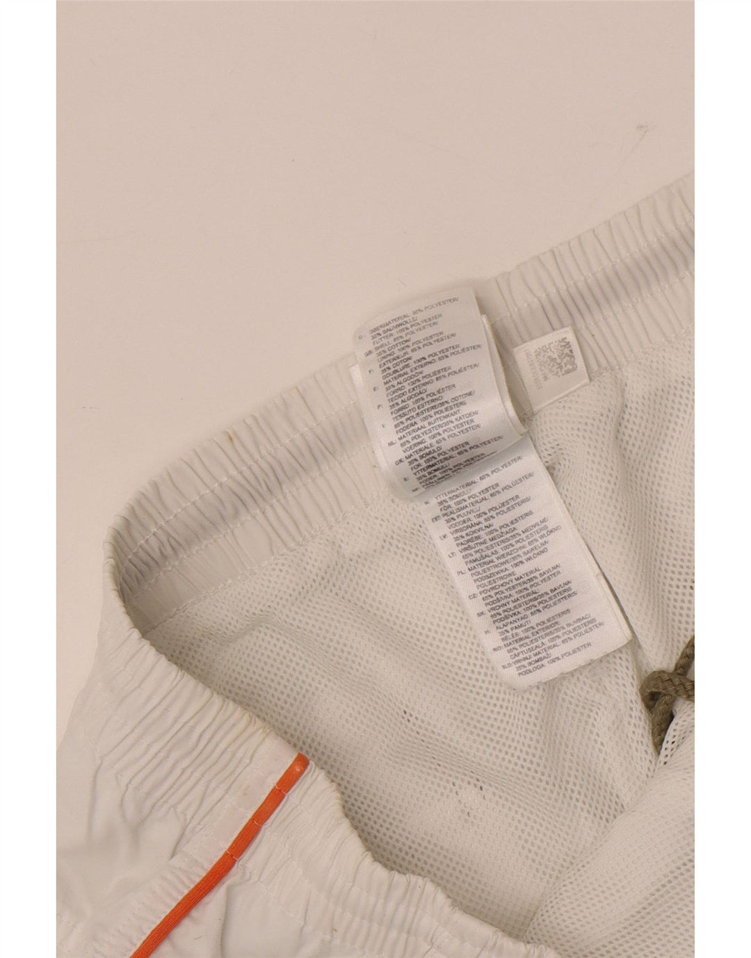 Adidas Herre Straight Cargo Capri Bukser XL W36 L19 Hvid Polyester