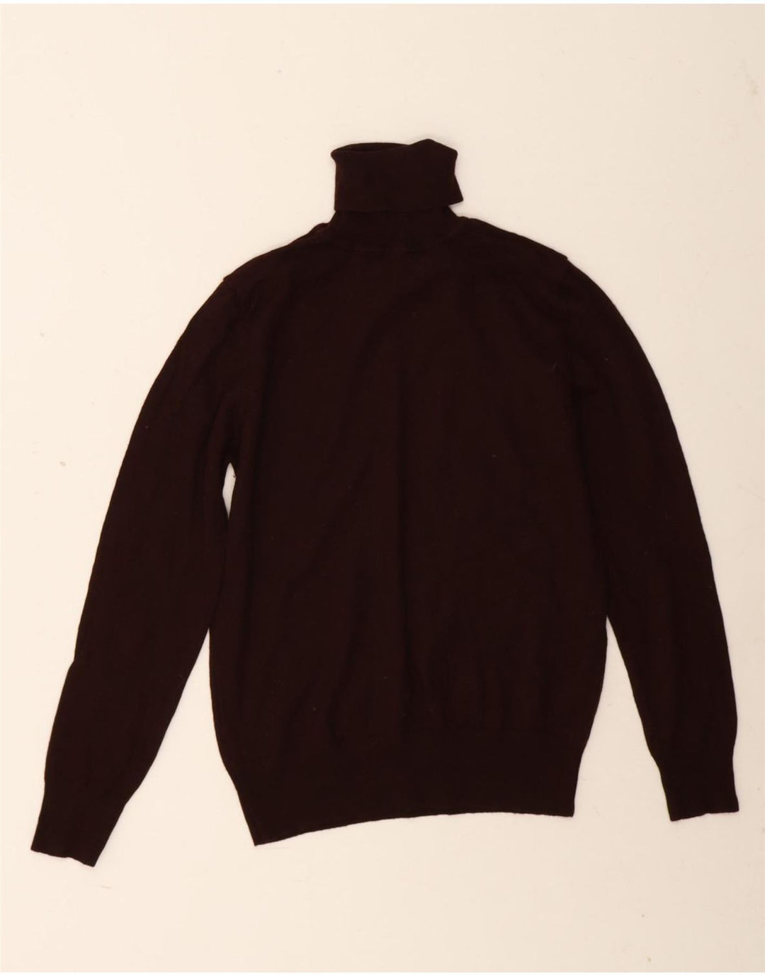 Zara Herre Rullehalstrøje Sweater Stor Bourgogne Akryl