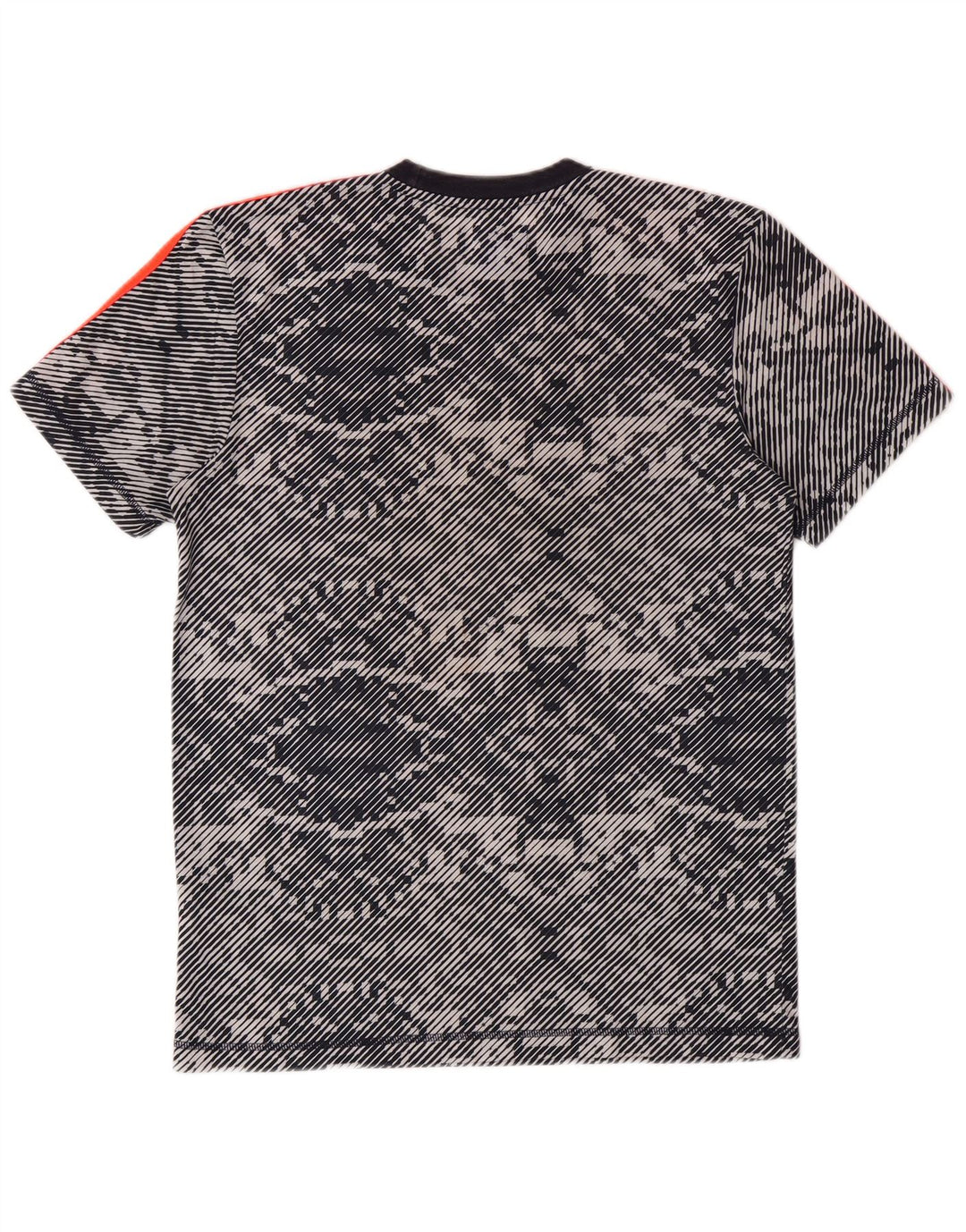 ADIDAS Mens Graphic T-Shirt Top Small Navy Blue Polyester