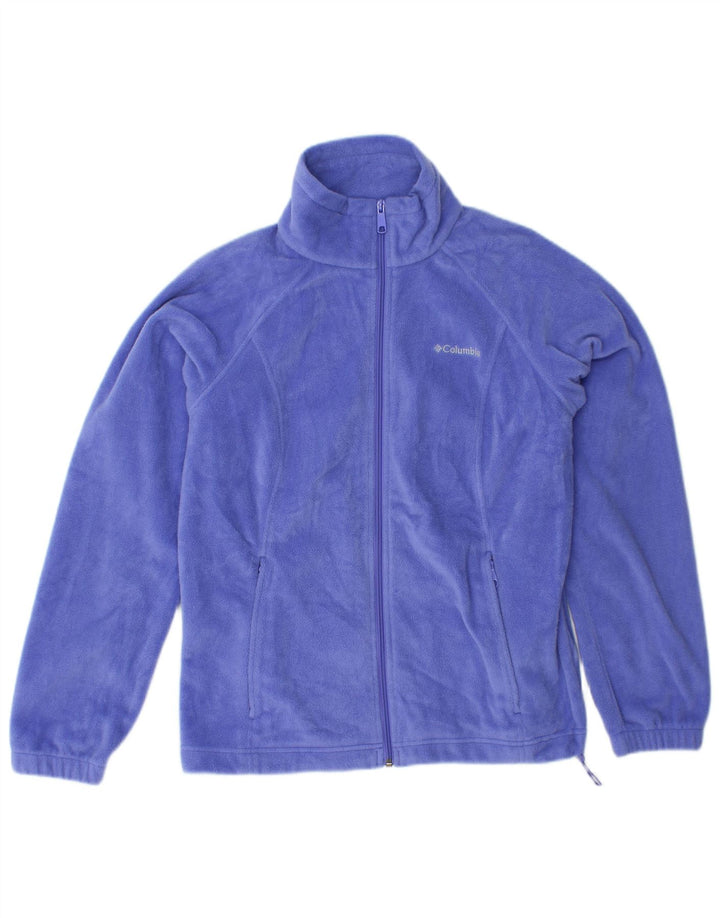 COLUMBIA Fleecejakke til kvinder UK 14 Medium Lilla Polyester