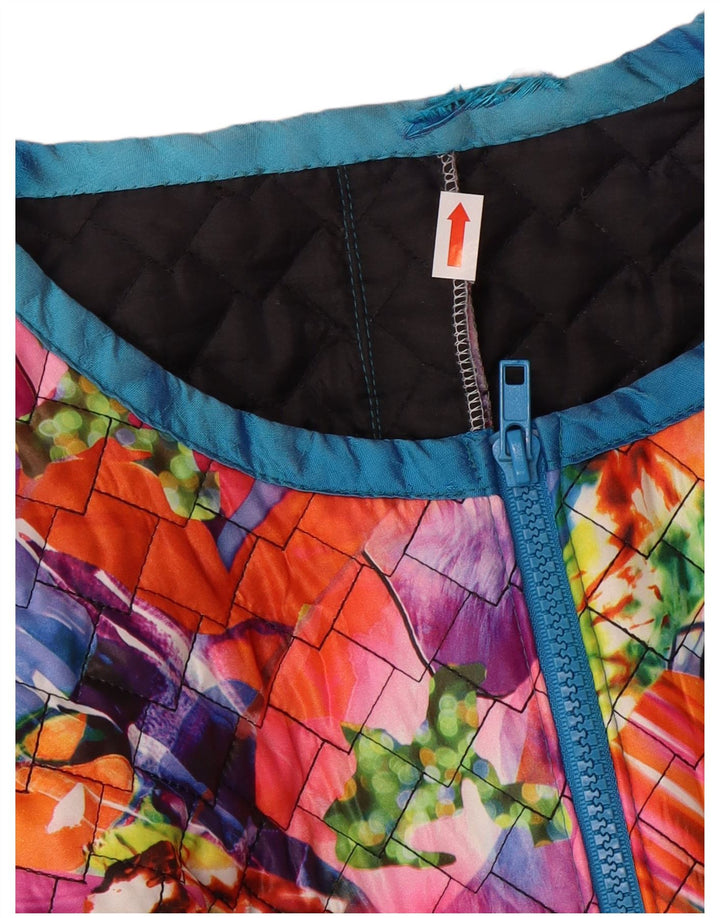 Vintage Damekjole UK 14 Medium Multicolored Floral