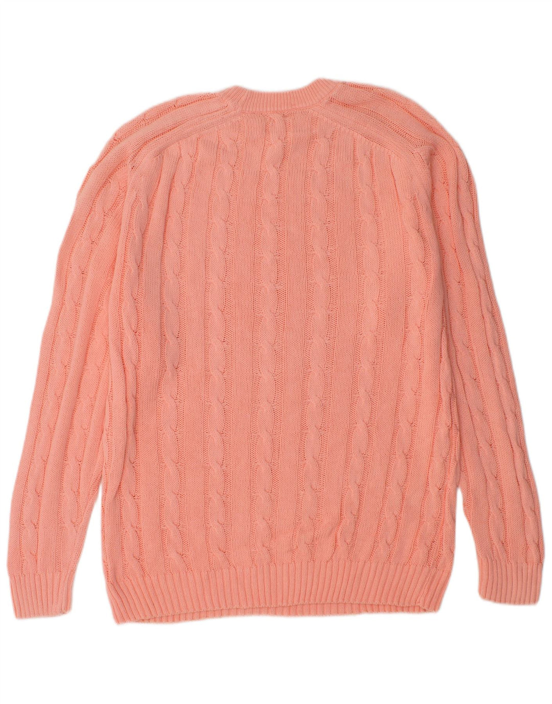 Vintage herre rund hals sweater stor pink