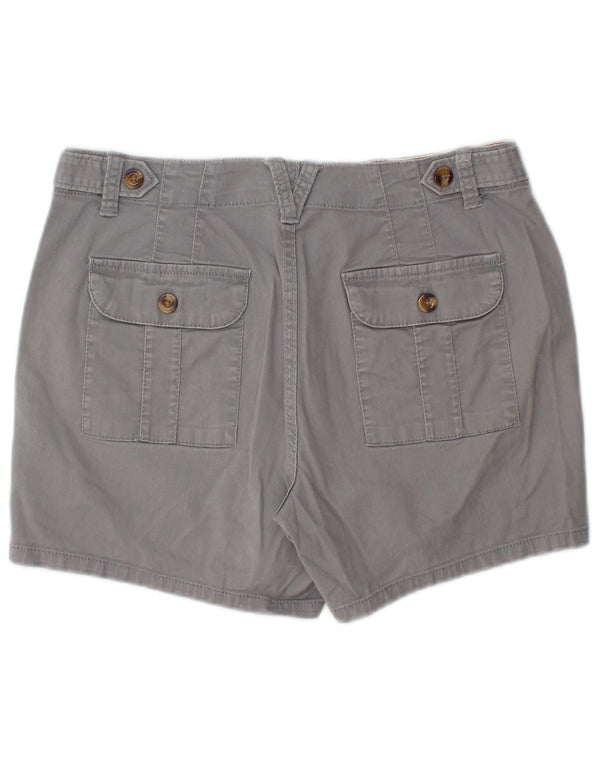 DOCKERS Chino Shorts til kvinder US 4 Small W28 Grå Bomuld
