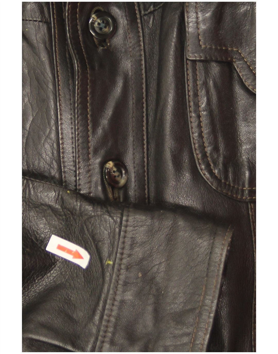 Vintage herre læderjakke UK 36 Small Black