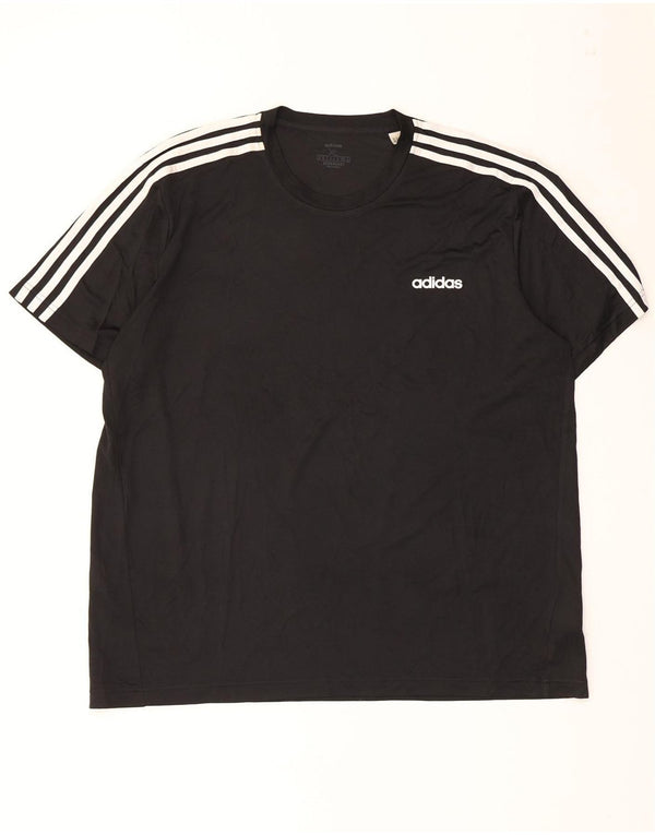 ADIDAS Herre Aeroready T-Shirt Top XL Sort Polyester