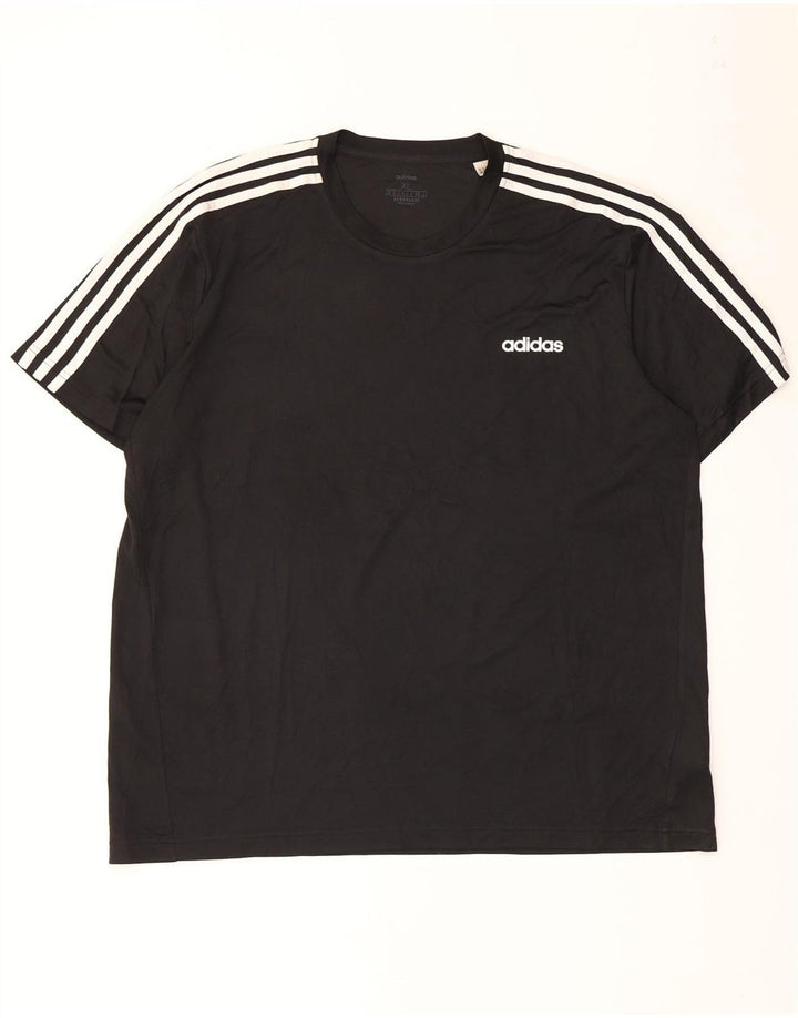 ADIDAS Herre Aeroready T-Shirt Top XL Sort Polyester