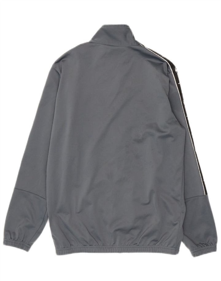 CHAMPION Boys Tracksuit Top Jacket 11-12 Years Large  Grey Colourblock