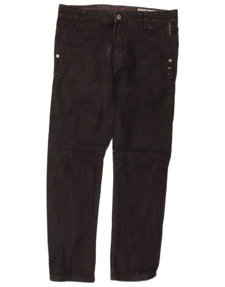 Meltin' Pot Straight Jeans til mænd W33 L32 Sort bomuld