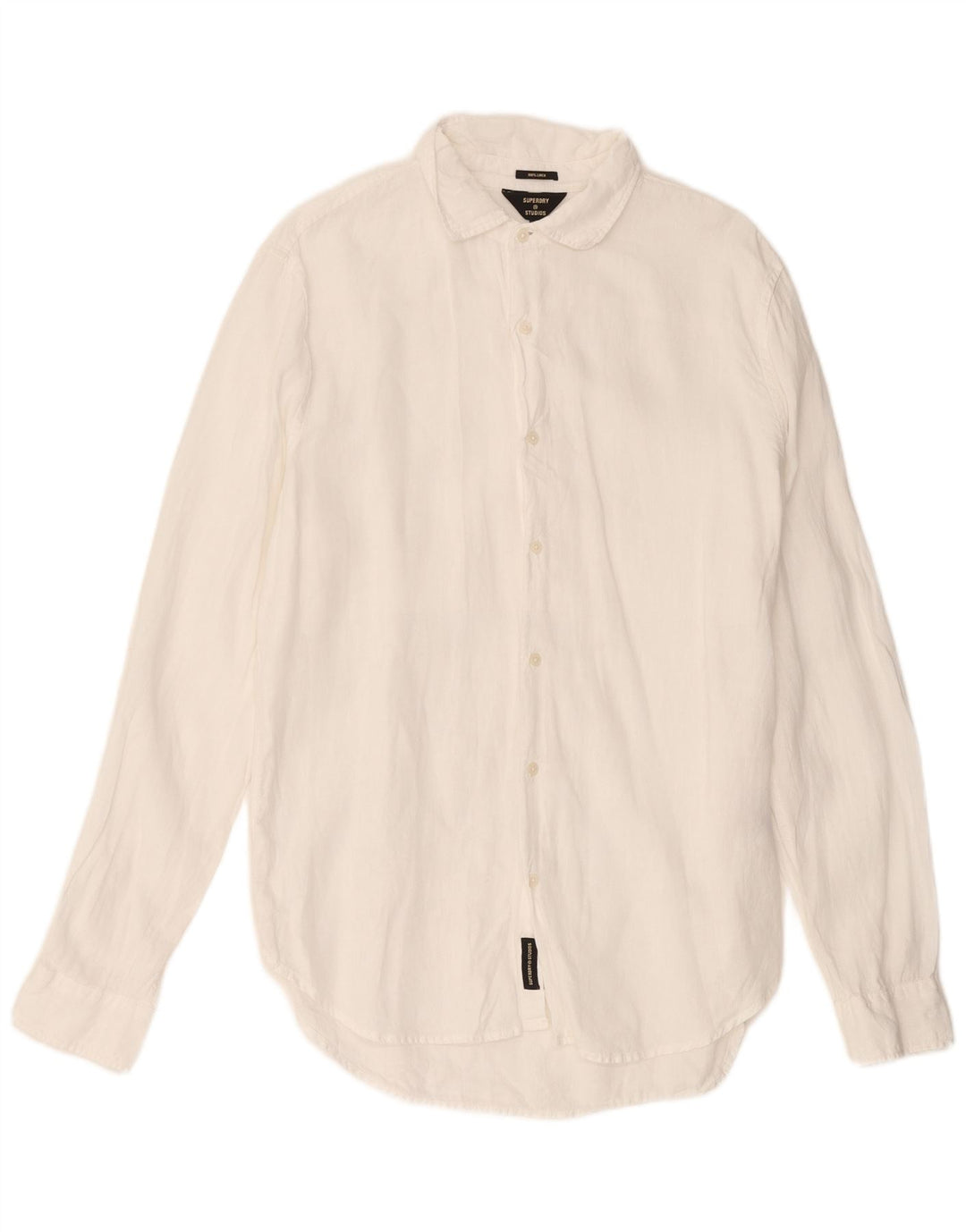 Superdry herreskjorte XL hvid linned