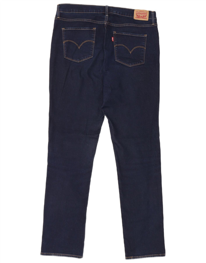 Levi's Dame 312 Shaping Slim Jeans W32 L32 Marineblå Bomuld
