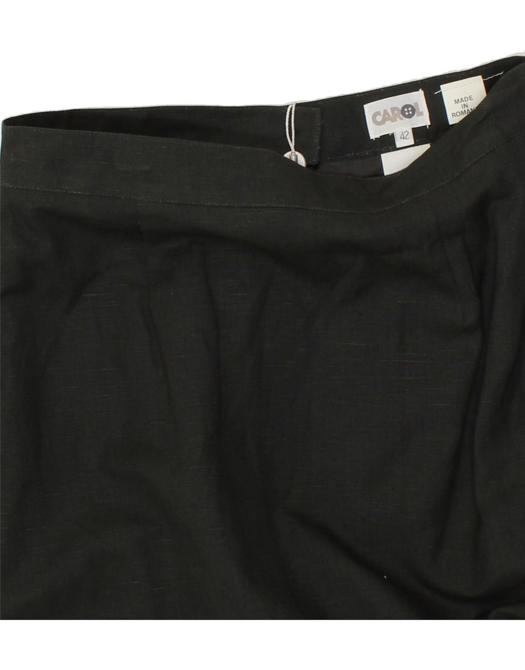 CAROL Womens Pencil Skirt IT 42 Medium W28 Grey Cotton Vintage Carol and Second-Hand Carol from Messina Hembry 