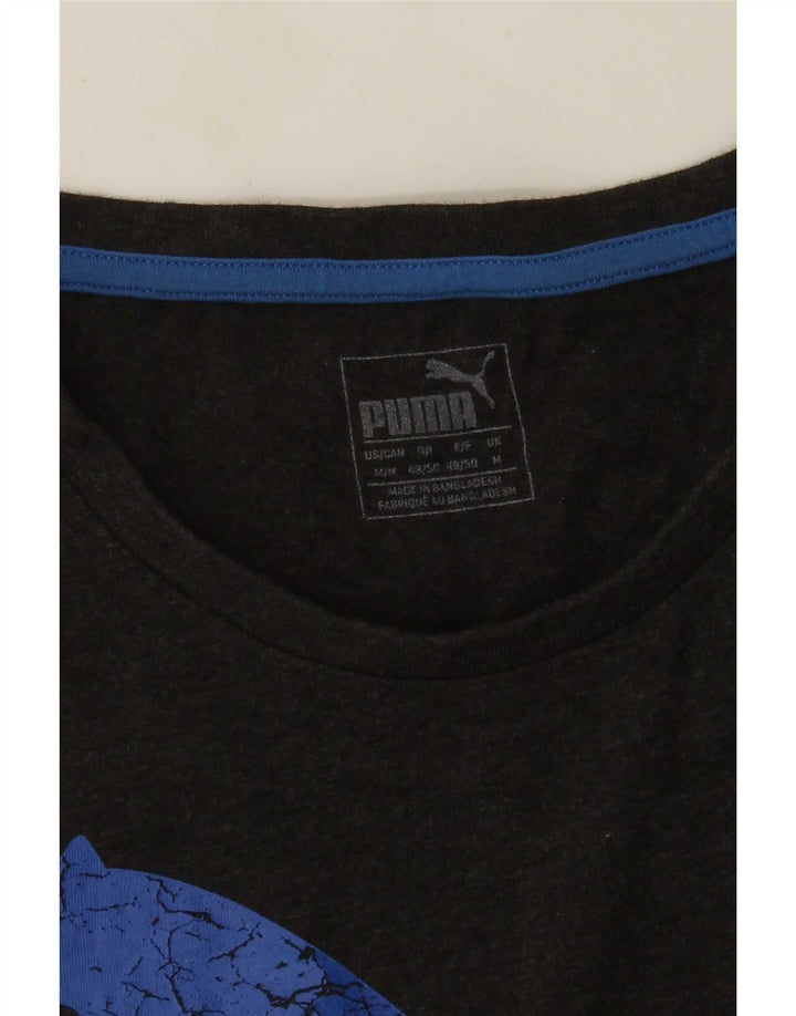 Puma Herre grafisk T-shirt Top mellemgrå