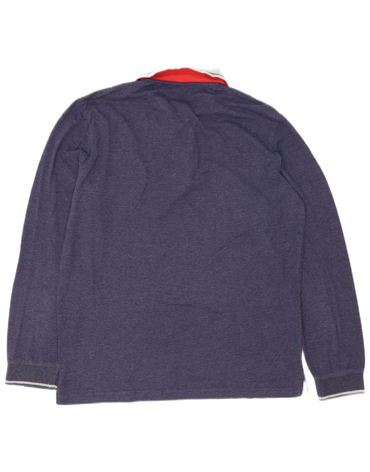 Champion Langærmet Rugby Polo Shirt Medium Navy Blue