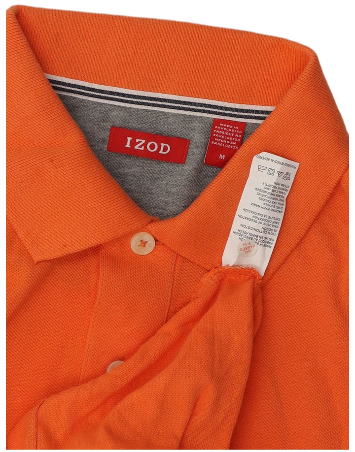IZOD Poloshirt til mænd Medium Orange Bomuld