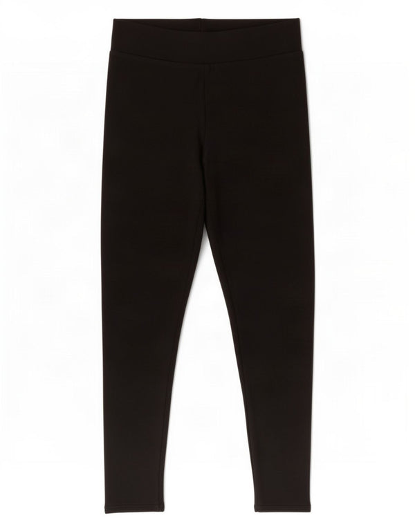 Marks & Spencer Womens Leggings UK 12 Medium Black Polyester