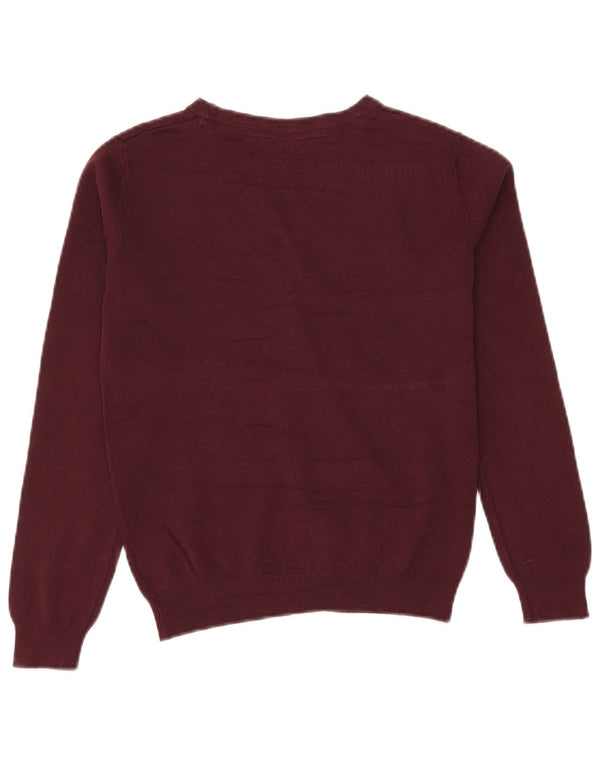 John Lewis pige cardigan sweater 9-10 år Bourgogne bomuld
