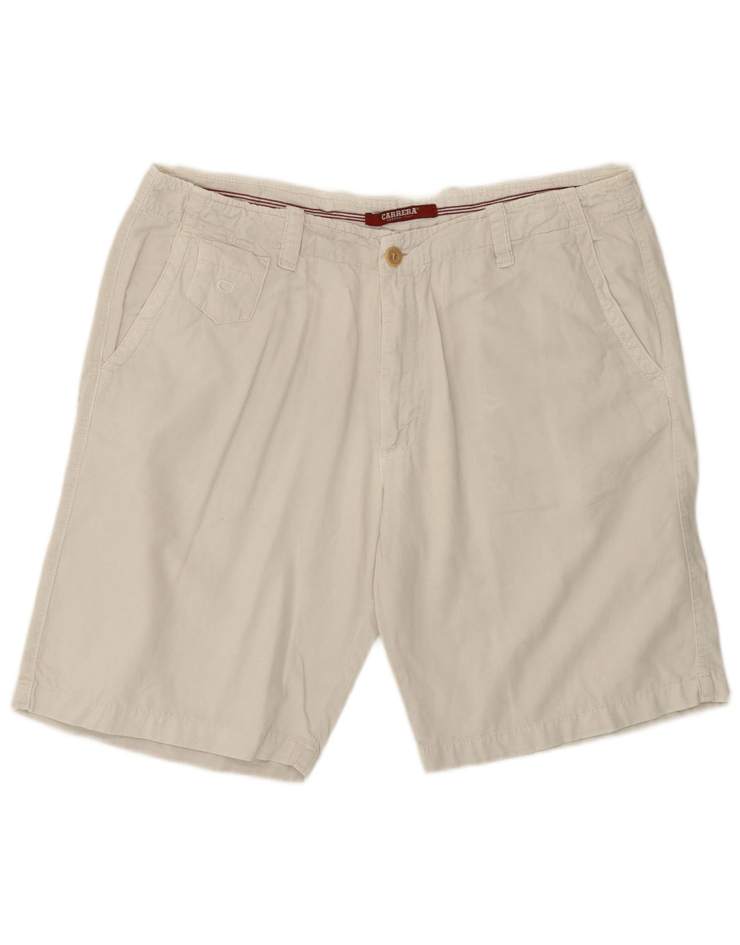 Carrera Herre Chino Shorts IT 54 2XL W38 Hvid Bomuld