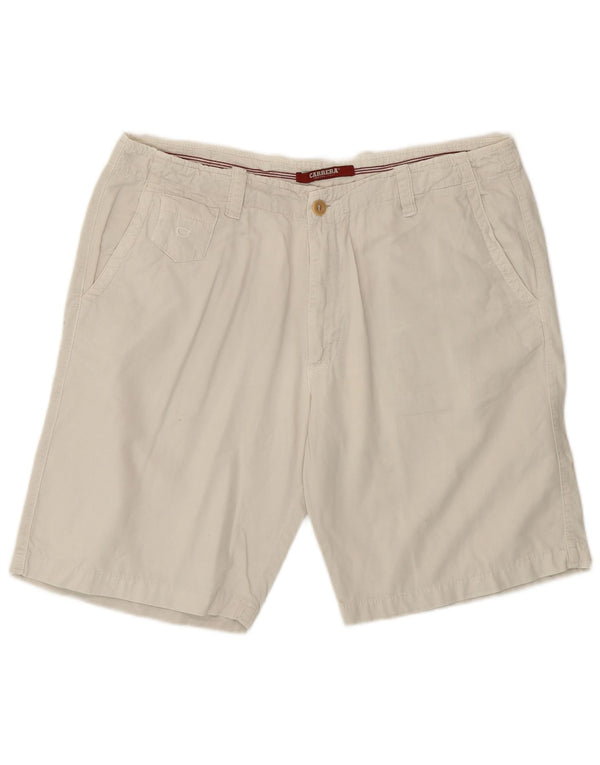 Carrera Herre Chino Shorts IT 54 2XL W38 Hvid Bomuld