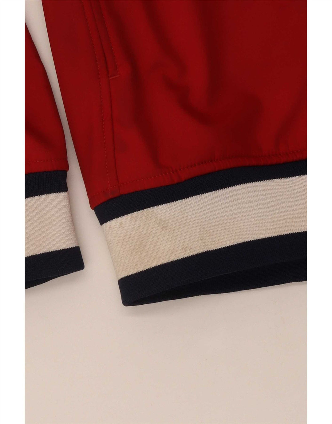 Kappa Herre grafisk træningsdragt Topjakke Medium Rød Colourblock Polyester