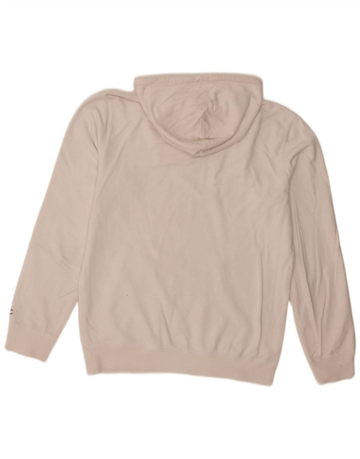 Champion Herre grafisk hættetrøje Jumper Medium hvid bomuld