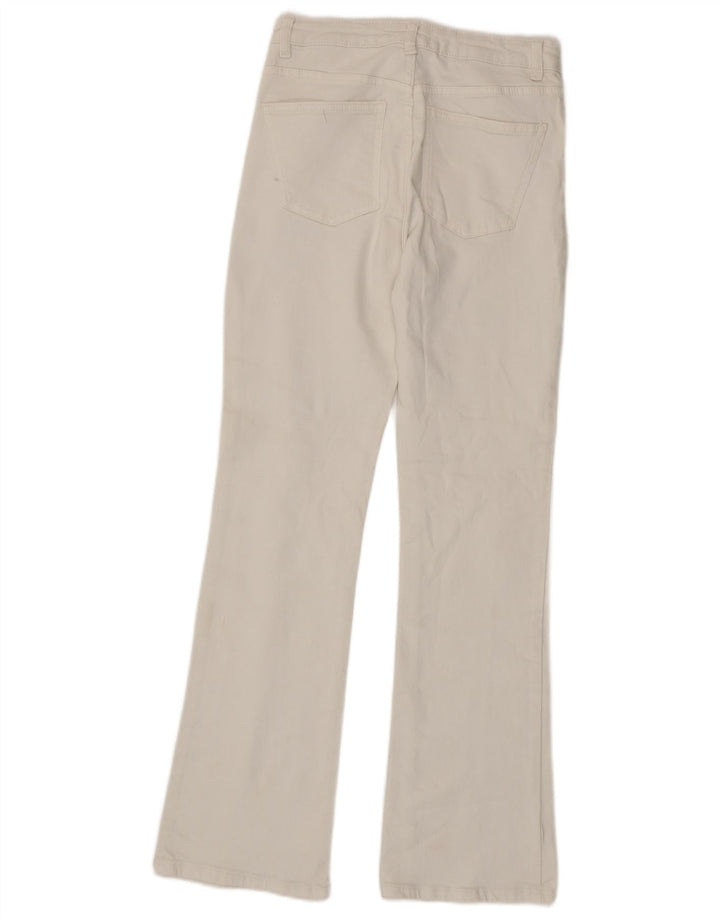 Zara Dame Flared Jeans EU 36 XS W26 L32 Hvid