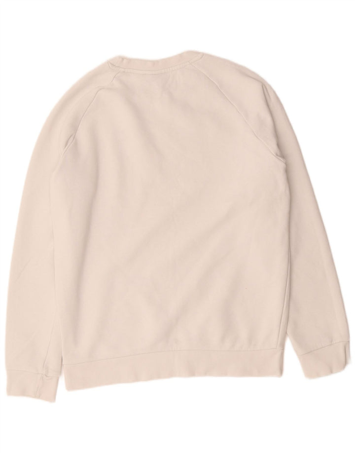 Adidas Sweatshirt til mænd, lille hvid bomuld