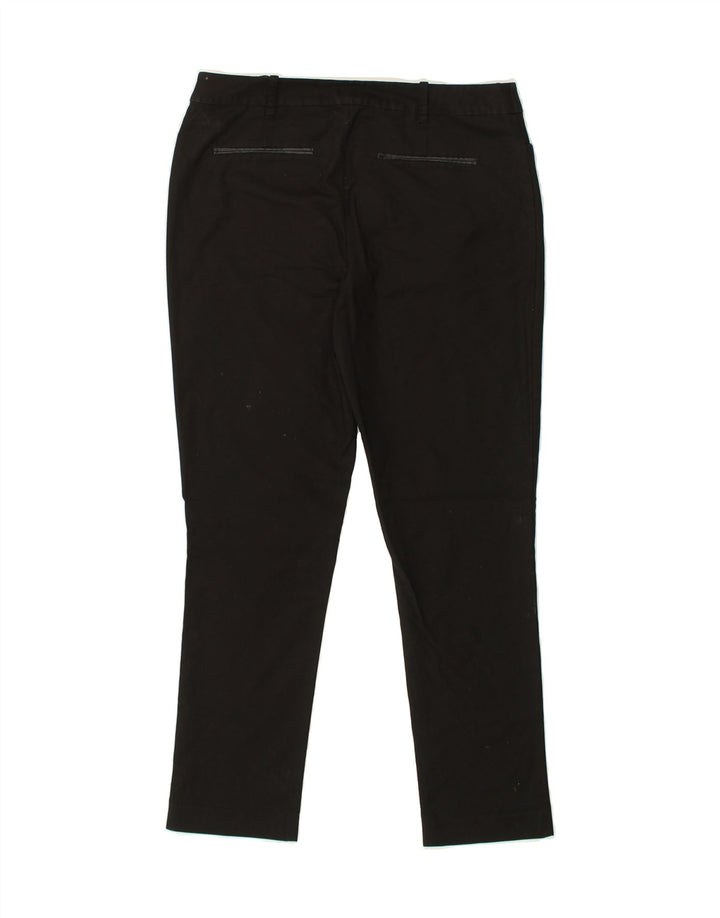 OASIS Womens Slim Casual Trousers UK 12 Medium W32 L26 Black | Vintage Oasis | Thrift | Second-Hand Oasis | Used Clothing | Messina Hembry 