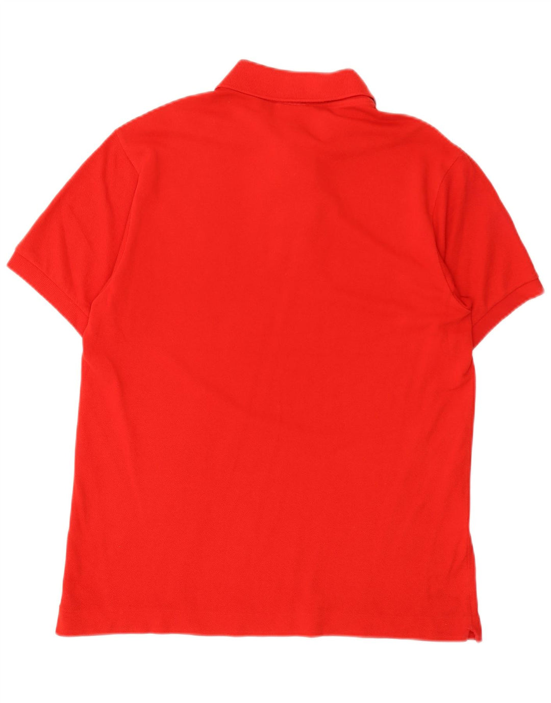 Lacoste herre poloshirt størrelse 4 Medium rød bomuld