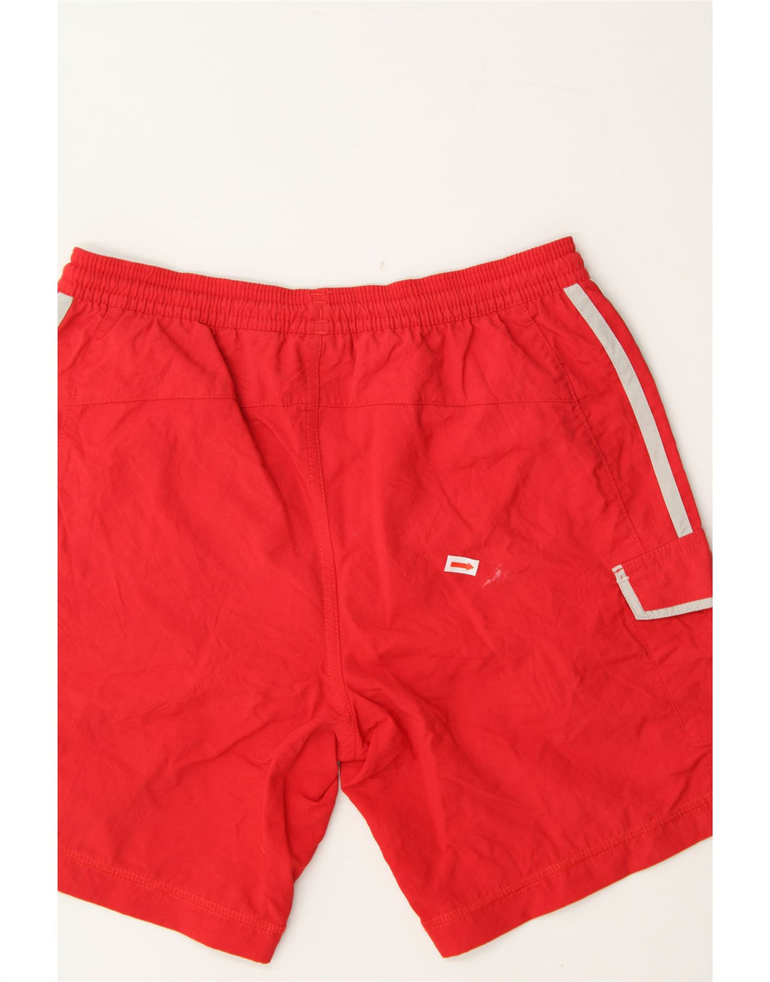 ADIDAS Boys Sport Shorts 9-10 Years  Red Polyamide Vintage Adidas and Second-Hand Adidas from Messina Hembry 