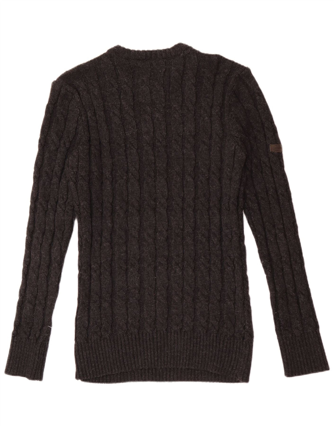 Superdry Herre sweater med rund hals XL Grå Akryl