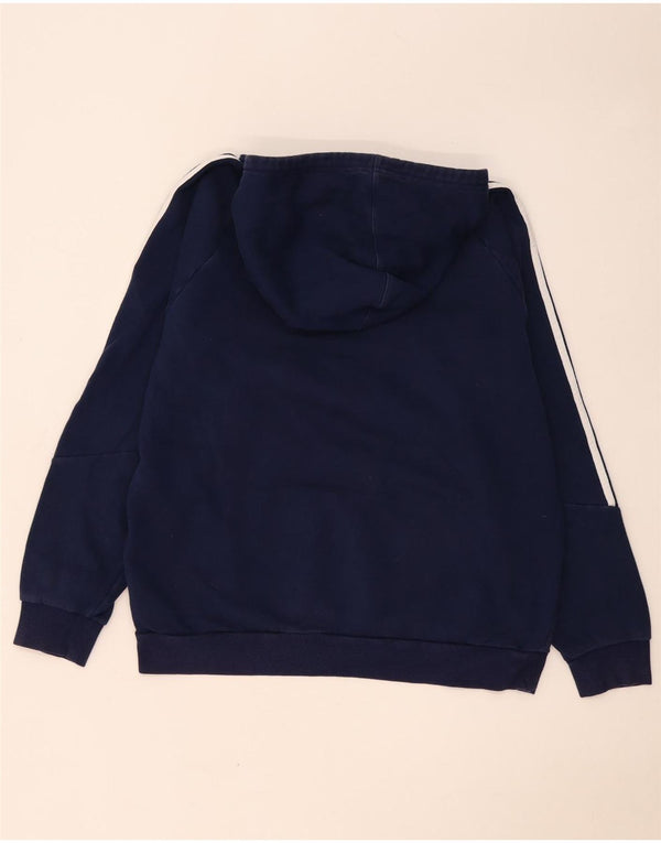Adidas Herre hættetrøje Jumper Medium Marineblå Colourblock Bomuld