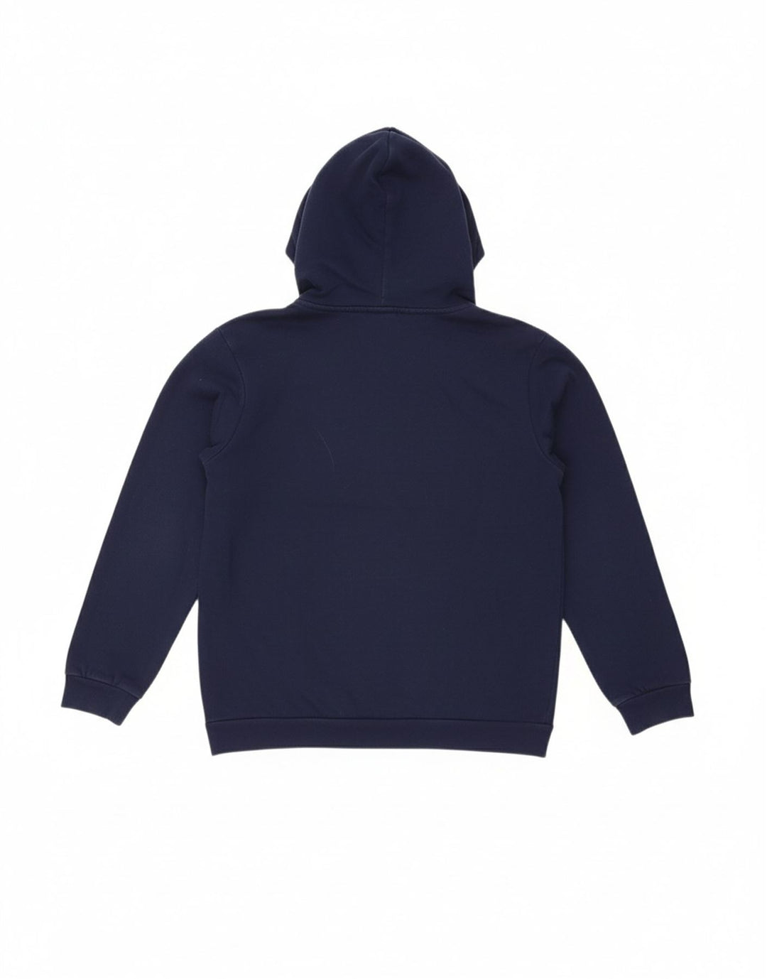 ADIDAS Mens Hoodie Jumper Small Navy Blue Cotton