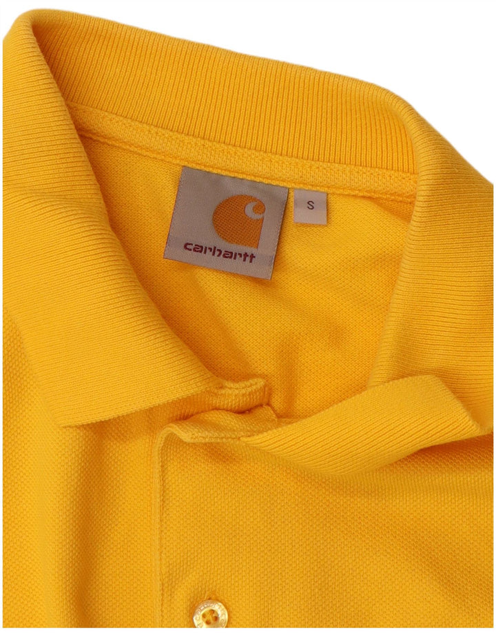 CARHARTT herre poloshirt lille gul bomuld
