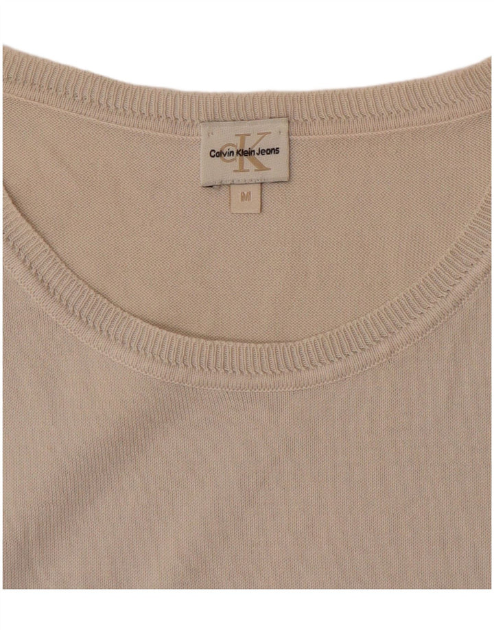 Calvin Klein Jeans Dame Vest Tank Top UK 12 Medium Grå