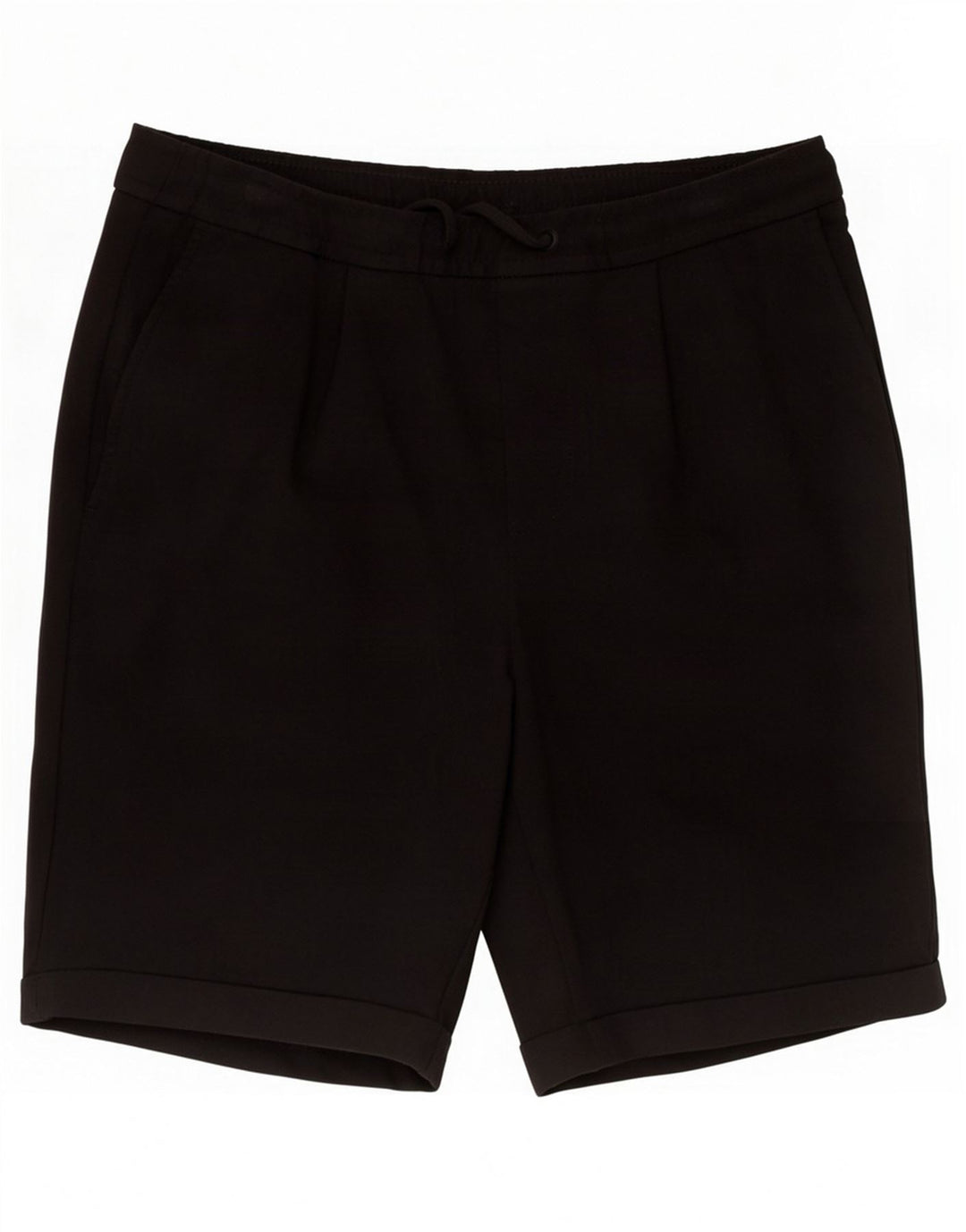 Zara Herre Casual Shorts Medium W30 Sort Polyester