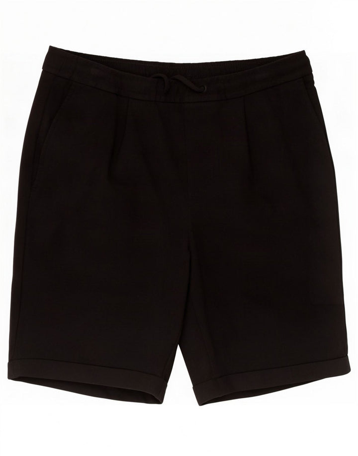 Zara Herre Casual Shorts Medium W30 Sort Polyester